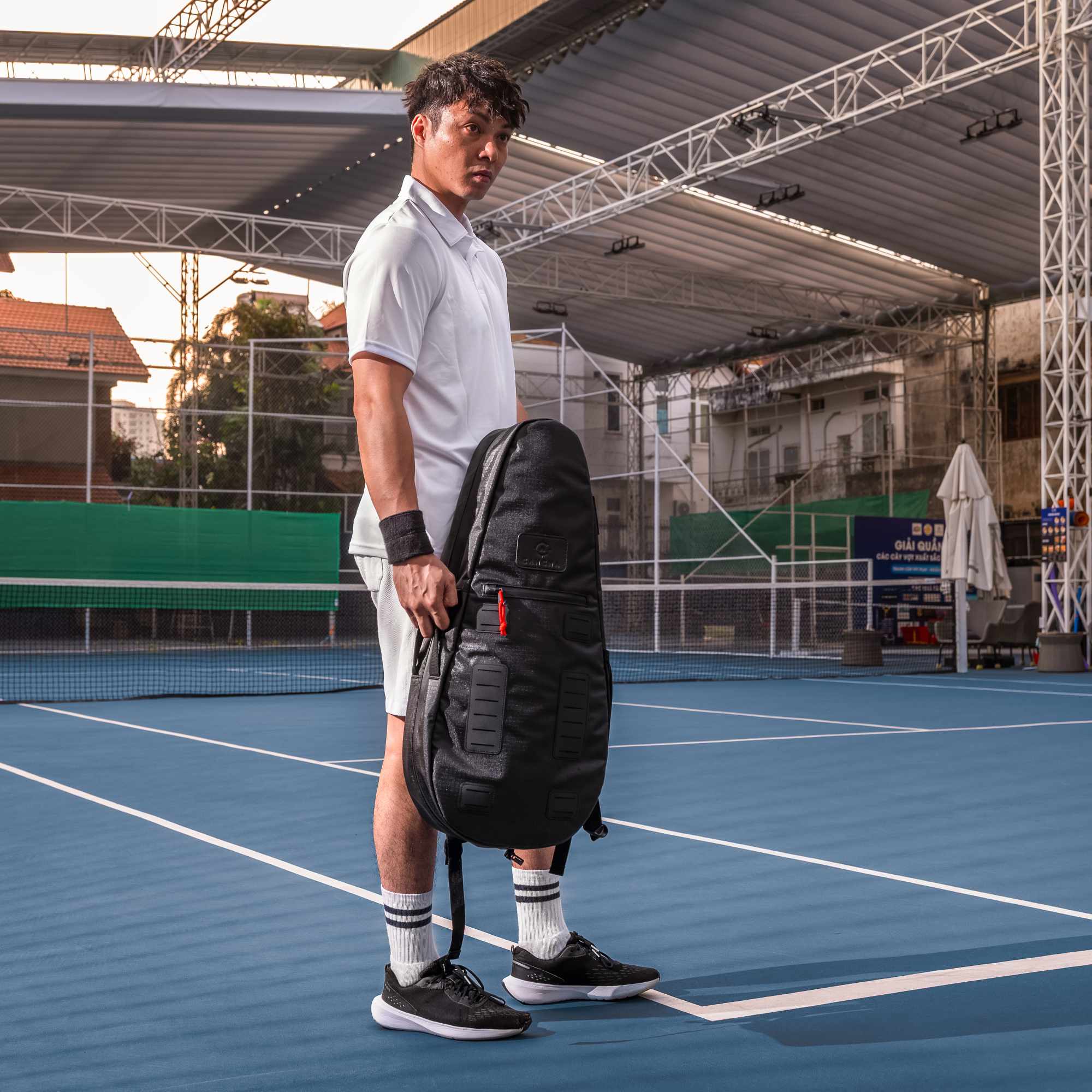 #Racquet Bag Voyager (Color)_deep black